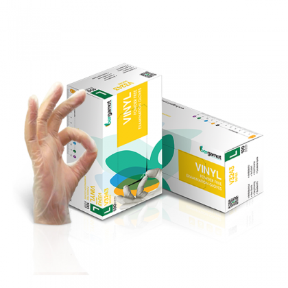 V3243 Vinyl Powder Free Examination Gloves 100pcs