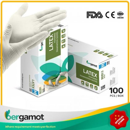 Z1250 Latex Powdered Examination Gloves 100's