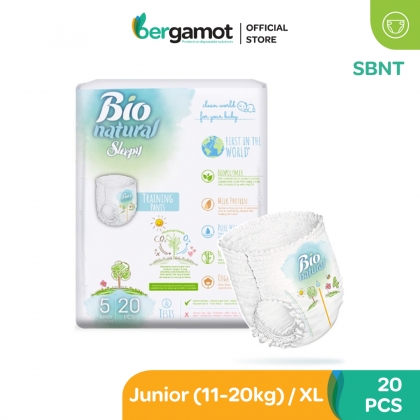 SBNT Sleepy BIO Natural Baby Training Pants Diaper (Pull Up) - Midi28 | Maxi24 | Junior 20 | XL16