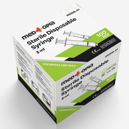 M0206 Medtopia Syringe Luer Slip (Without needle)