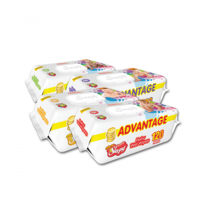 NSWW Sleepy Advantage Wet Wipes (120's)