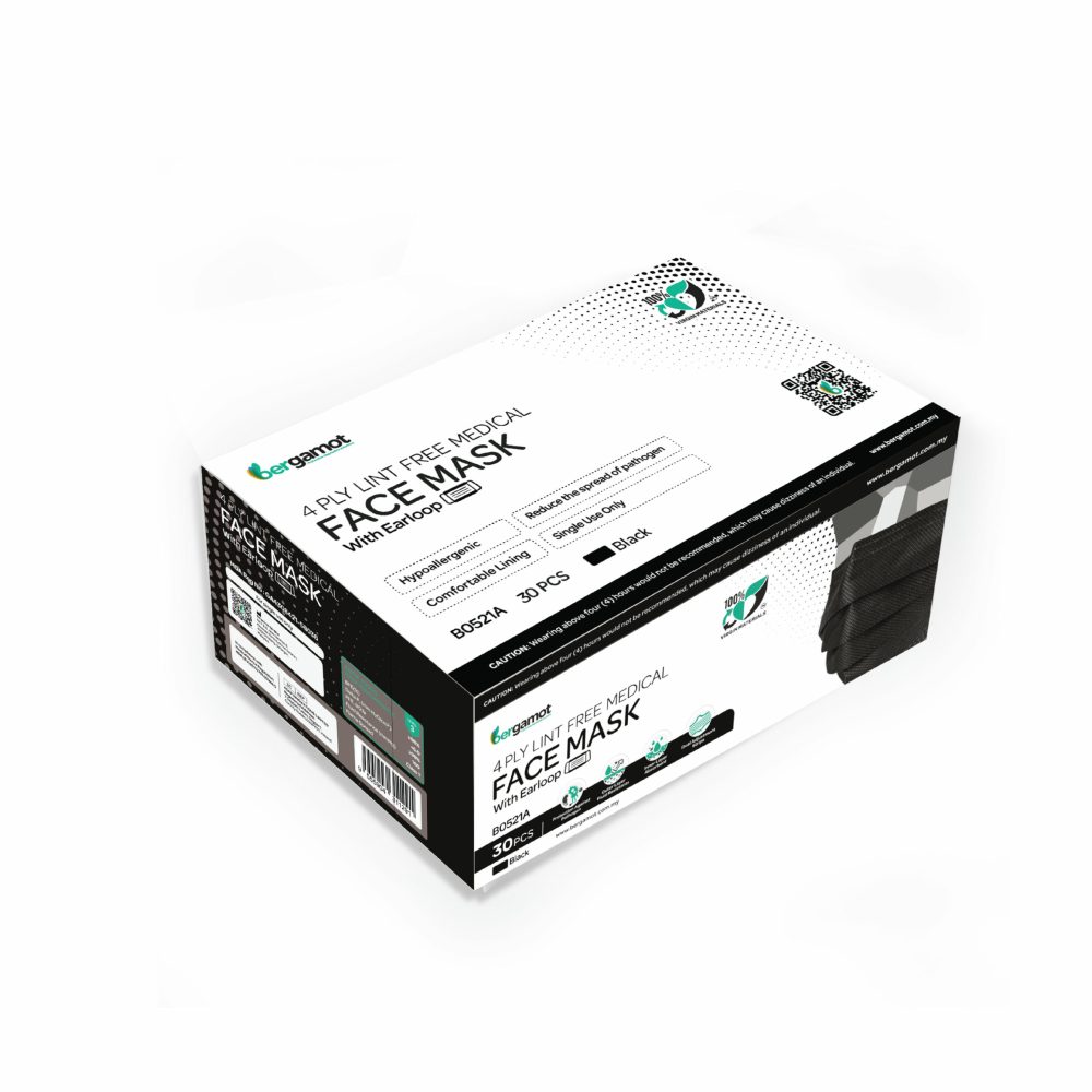 B0519 3-Ply Basic Non-Woven Medical Face Mask 50pcs